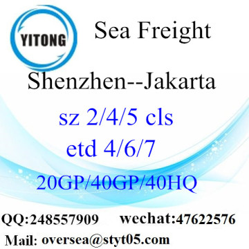 Shenzhen Port Sea Freight Shipping To Jakarta