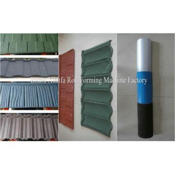 Colourful Stone Chip Coated Roof Tile Equipment