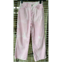 Custom Women's Pink Tie Dye Jeans