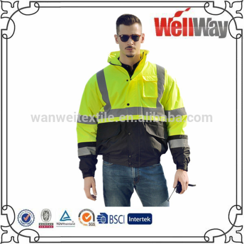 3M hi vis reflective winter safety unisex riding coat work jacket overcoat