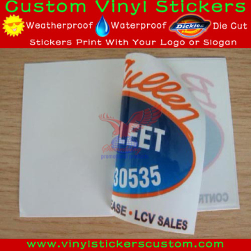 removable electrostatic window reverse stickers