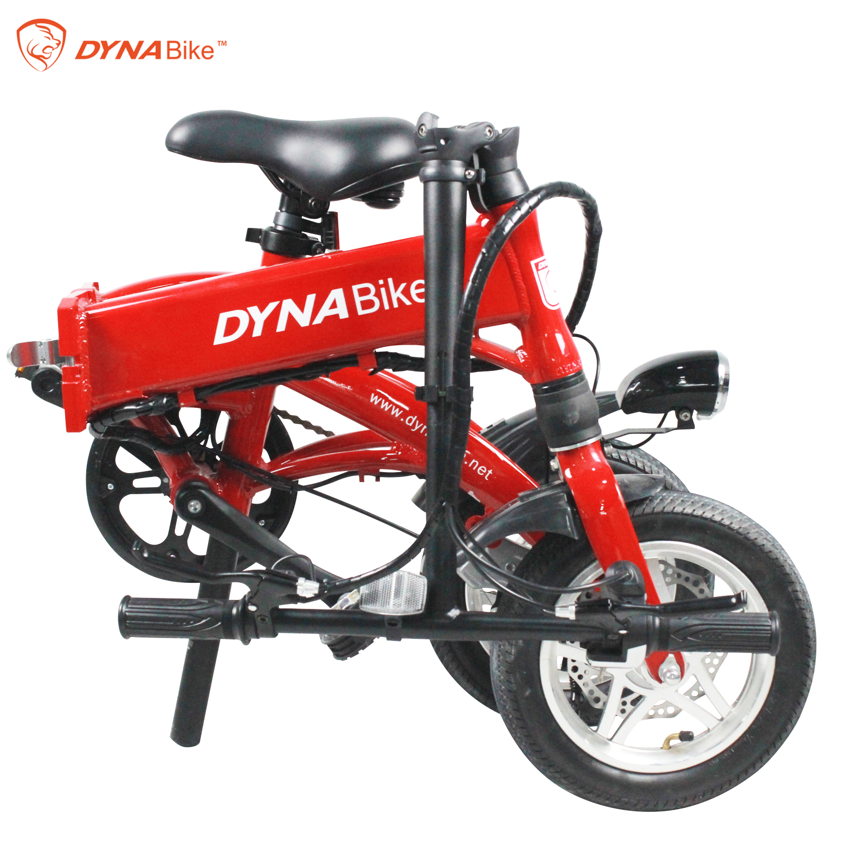 dynavolt 12 inch mini light 2 wheel folding e bike