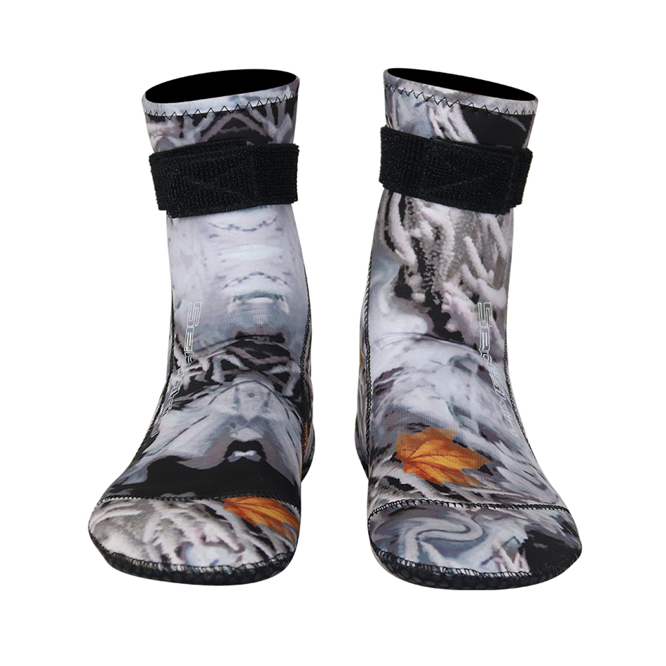 SEACHIK ALDY NYLON CAMO SNORKELING SOCKS με Velcro