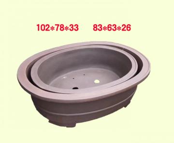 Big Large Oval Bonsai Plant Pot For Tree