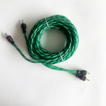 Best Quality Chinese Car Audio Cable HiFi Stereo Pair RCA Subwoofer