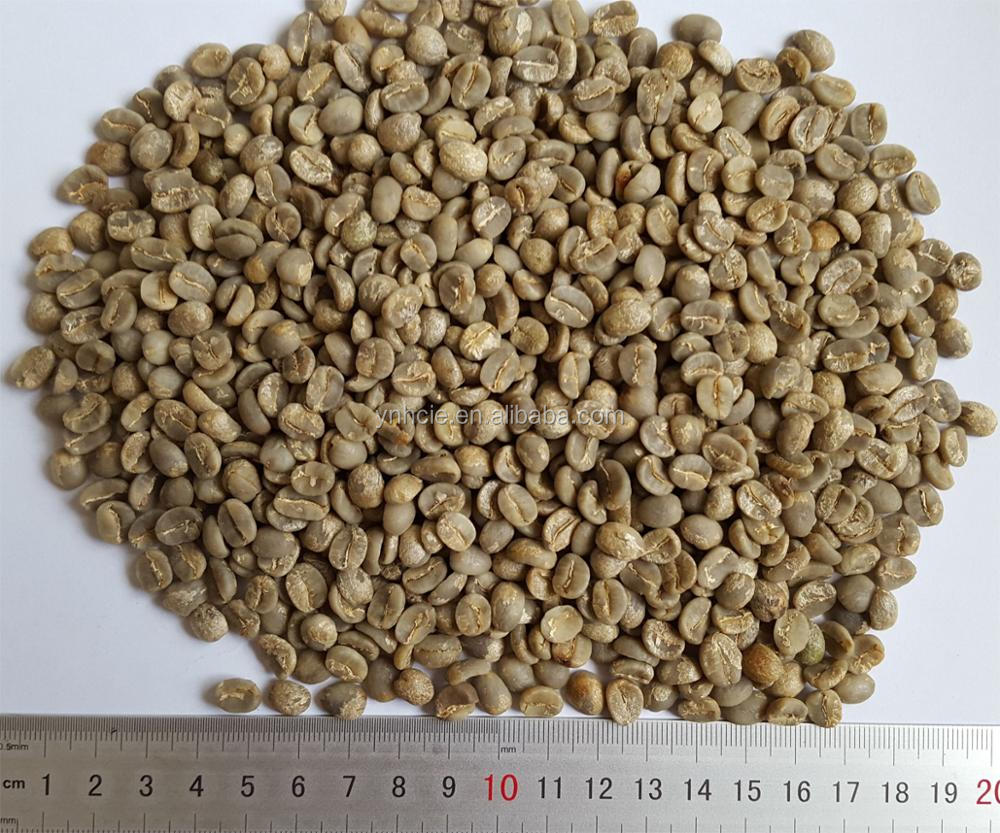 Chinese yunnan coffee beans,green coffee beans ,arabica type,screen 17-18