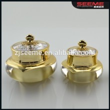 Crown shaped cosmetic packaing; crown shaped cream jar; crown shaped wholesale cosmetic packaging