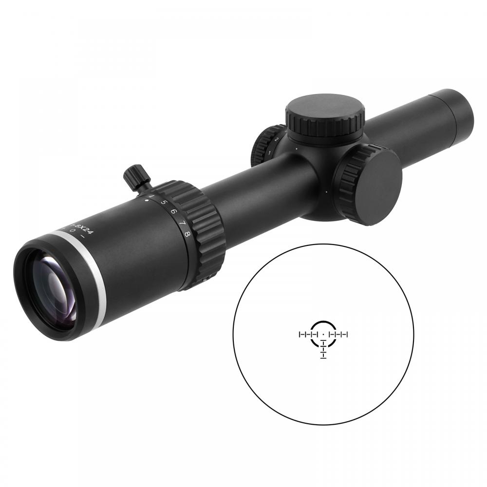 1-8x24 Rifle scope with Throw Leverl