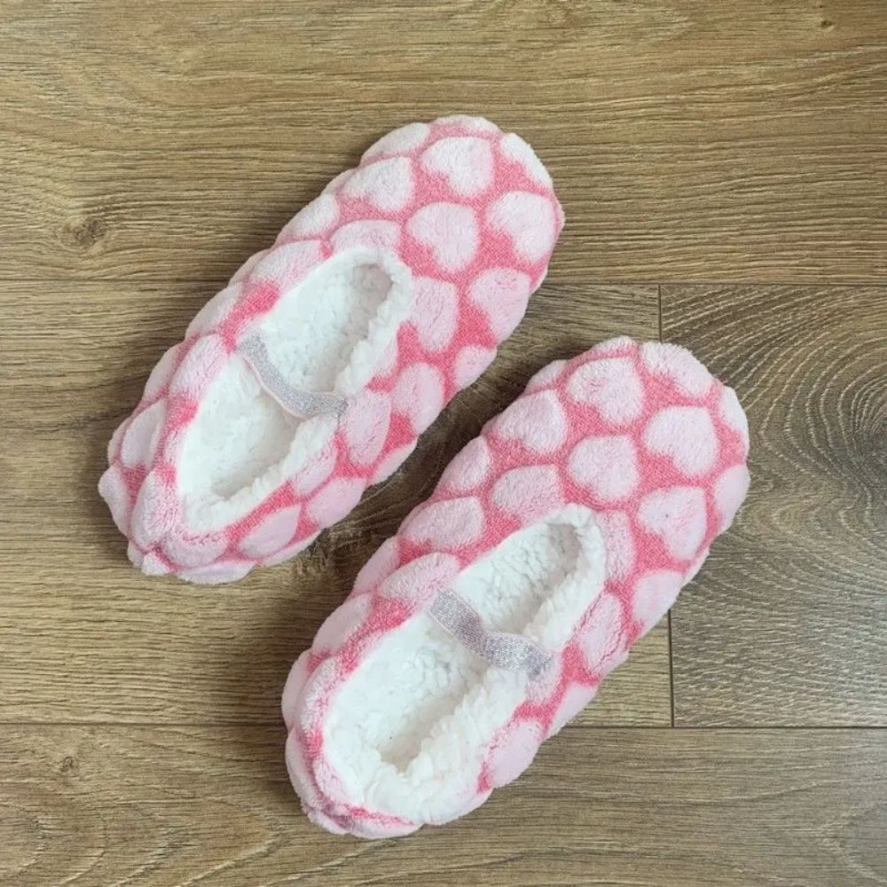 Sherpa Plush Ballerina Slippers