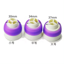 Cupcake Tri-Color Coupler Icing Cream Pastry Converter
