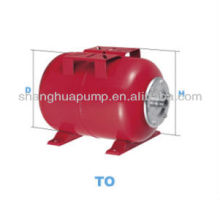 To horizontal pressure tank
