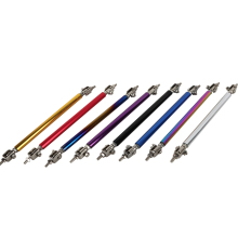 200mm Car Body Kit: Black Bumper Front Lip Support Splitter Rods