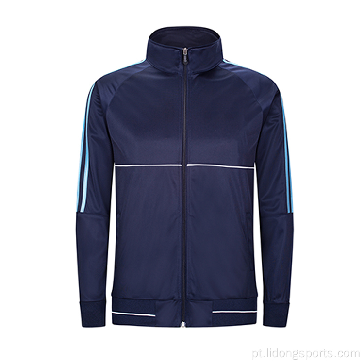 Lidong tracksuit de traje esportivo personalizado Men Gym Jacket