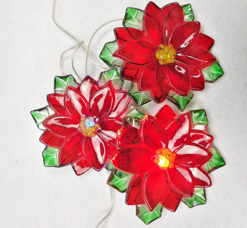 Customized Festival Plastic LED Flowers gifts