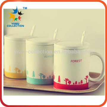 Porcelain Ceramic Type and Ceramic Material heat sensitive color changing mugs