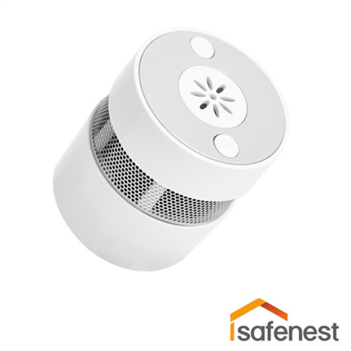 white color wireless smoke detector