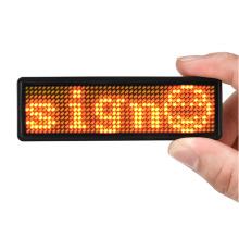 Rechargeable LED Message Light-Up Name Badge for Restaurant Parties