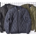 Men's Padded Jacket With Quilting And Rib