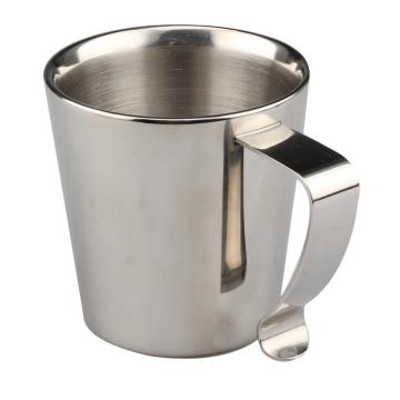 Stainless Steel Double Wall Coffee Cup With Plate