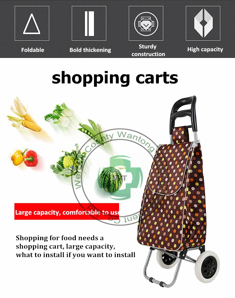 Hot Selling Shopping Carts with Trolly Shopping Cart Bag