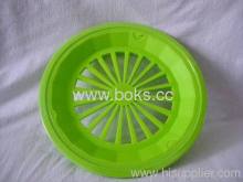 Green Round Plastic Fruit Plates?
