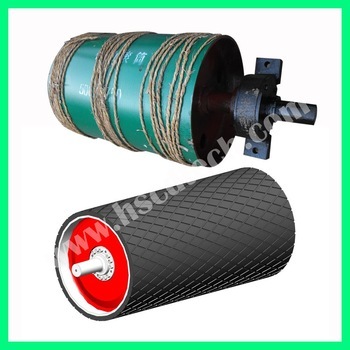 electric motor drive steel belt conveyor Pulleys