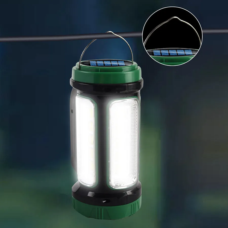 Compact Solar Camping Light with High-Performance COB LED Technology