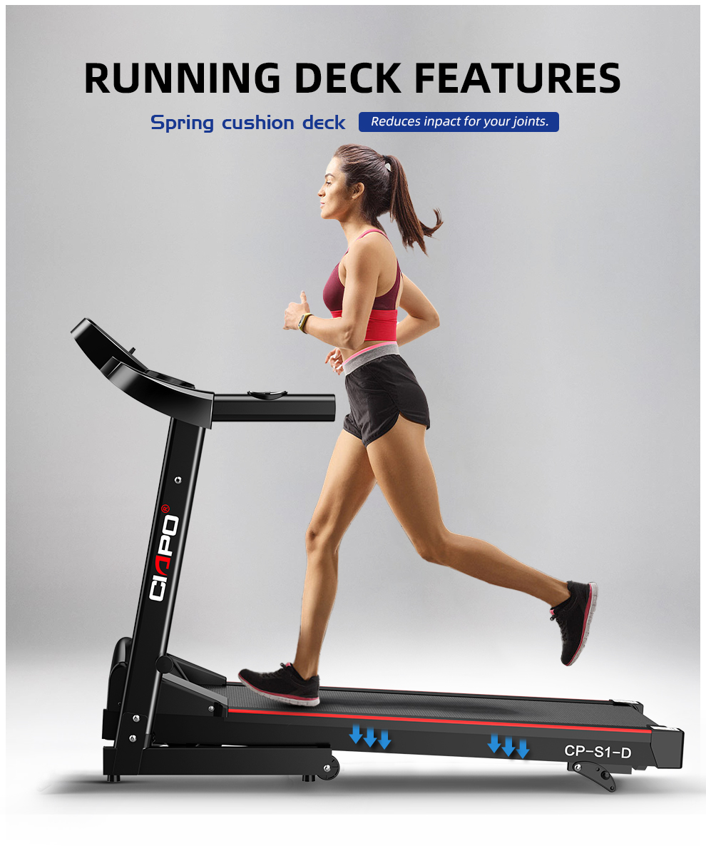 CIAPO folding treadmill incline running machine gym fitness equipment manufacturer hot sale