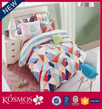 KOSMOS printed microfiber double duvet cover