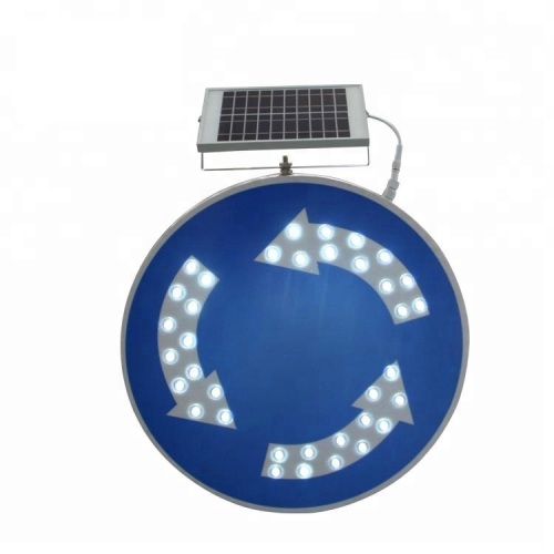 Road Safety Traffic Signs Solar Powered Led Traffic Sign