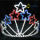 Cheap custom colored patriotic star crowns