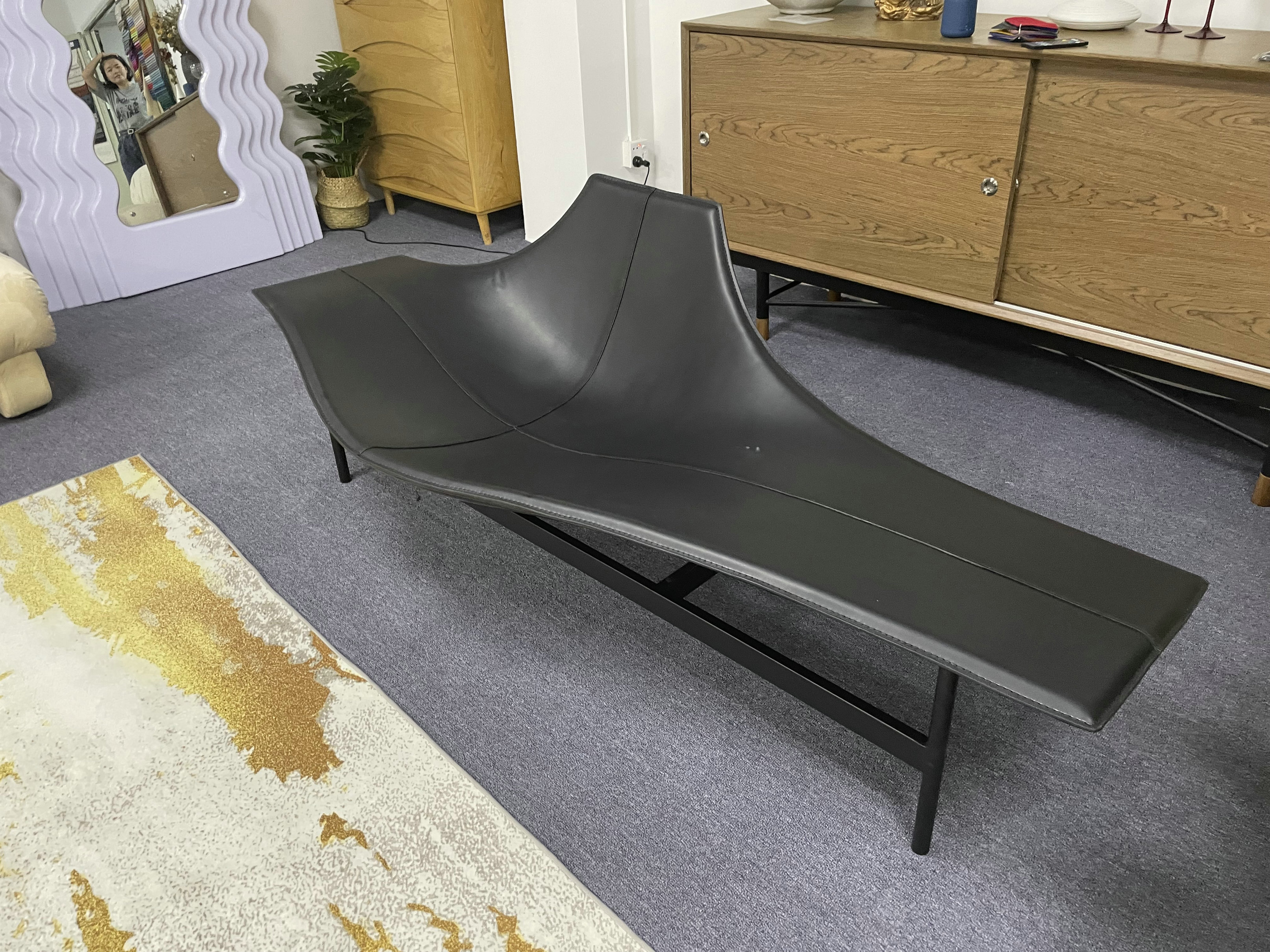 new design living room chair leather chaise longueTERMINAL new design living room chair leather chaise longueTERMINAL