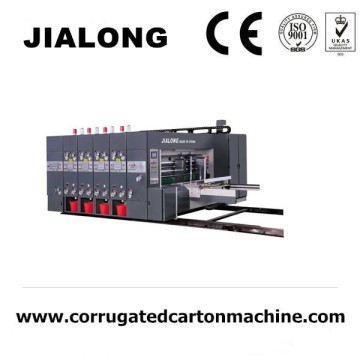 High-speed corrugated cardboard carton box flexo printing slotting die cutting machine