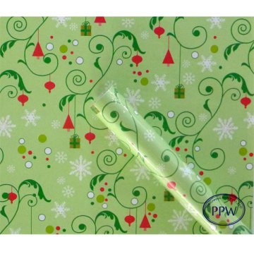 Waterproof Christmas Wrapping Paper Fresh Flower