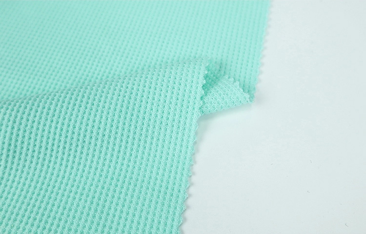 New product t shirt thermal polyester rayon spandex waffle knitted stretch fabric