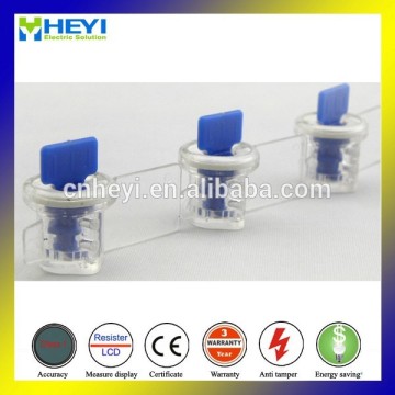 XHM-016 twist rotor seal for safety meter seals with barcode poly carbonate with stainless wire