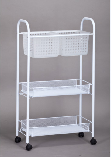 3 Tier Square Rolling Cart