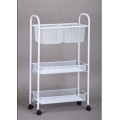 I-3 Tier Square Rolling Cart