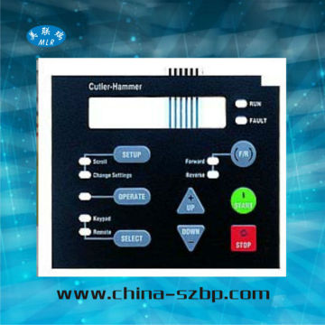 LCD window glossy membrane panel switch keypad