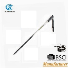 Hot selling outdoor camping telescopic aluminum trekking pole walking staff