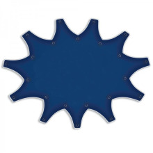 Inflatable floating ISUP dock