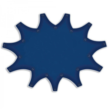 Inflatable floating ISUP dock