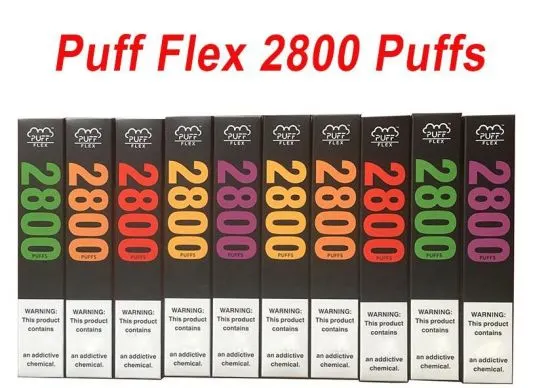 Puff Flex Disposable 1500mAh Battery 2800 Puffs Disposable Vape with 13 Flavors