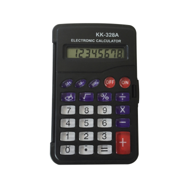 8 Digital Pocket Size Calculator with Cover