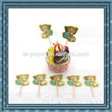 Customized beautiful cupcake topper/cupcake decoretion cupcake pick