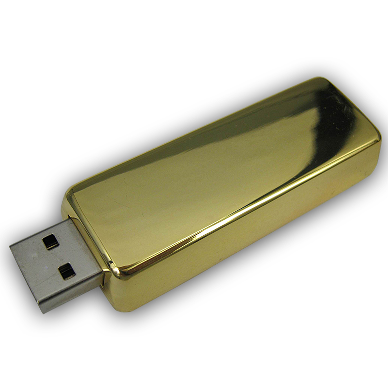 Special Shape Gold Bar USB Flash Memory