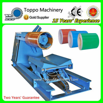 Hydraulic Iron Raw Material Uncoiler Machine