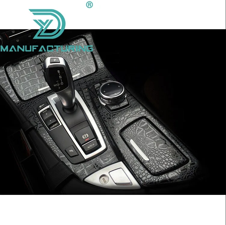 Motorcycle Sticker Accessories Waterproof Black Car Wrapping Film Stretchable Snake Skin Vinyl Wrap Film