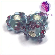 European Lampwork Glass Large Big Hole Beads for Charm Bracelets