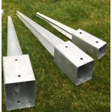 Galvanized Steel Square Anchor Long Spike Pole Anchor